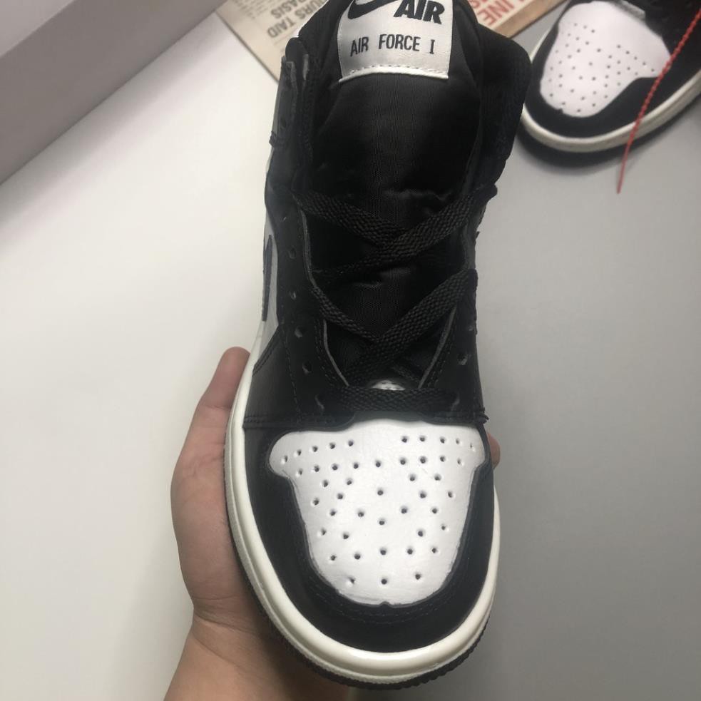 Giày Sneaker Nam Nữ, Giày Sneaker Thể Thao JDA Cao Cổ Màu Đen, Da Bò Cao Cấp Full Size Nam Nữ | JDD002 | BigBuy360 - bigbuy360.vn