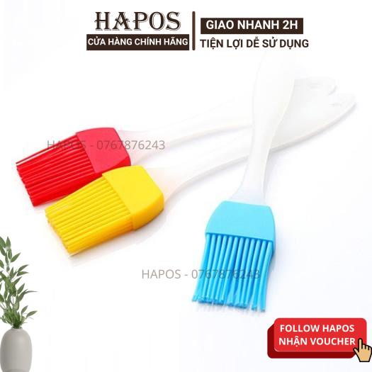 Chổi quét dầu - Cọ quét dầu ăn, quét mỡ, quét mặt bánh bằng silicon chịu nhiệt - HAPOS
