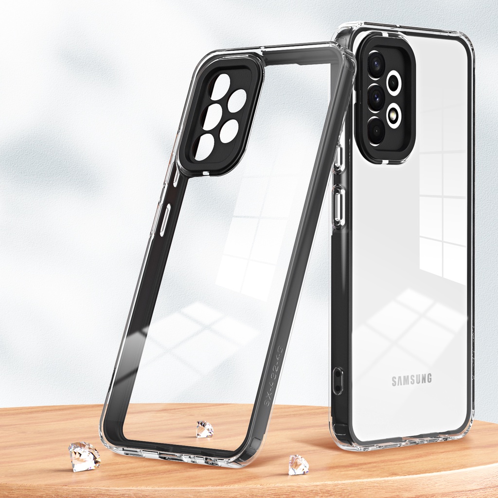 Ốp Điện Thoại PC Cứng Viền TPU 2 Trong 1 Cho Samsung Galaxy S22 S22 Plus S22 Ultra S23 S23 Plus S23 Ultra A33 5G A52 4G 5G A52s 5G A04