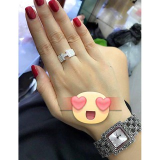 Nhẫn bạc chữ H