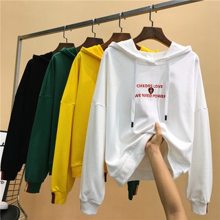 Áo Hoodie nữ mỏng phong cách Hàn Quốc siêu cá tính