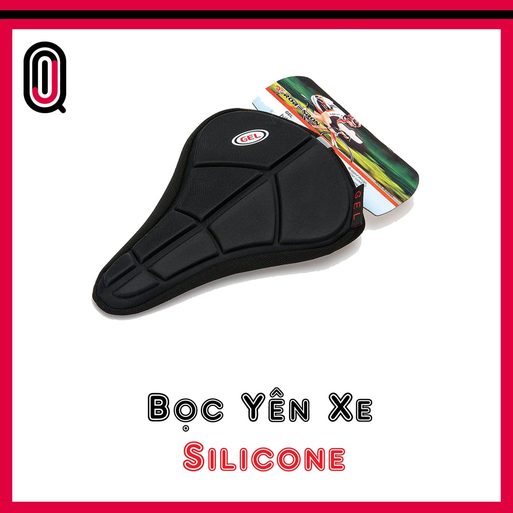 Bọc Yên Xe Đạp Silicone Có Rãnh Cao Cấp