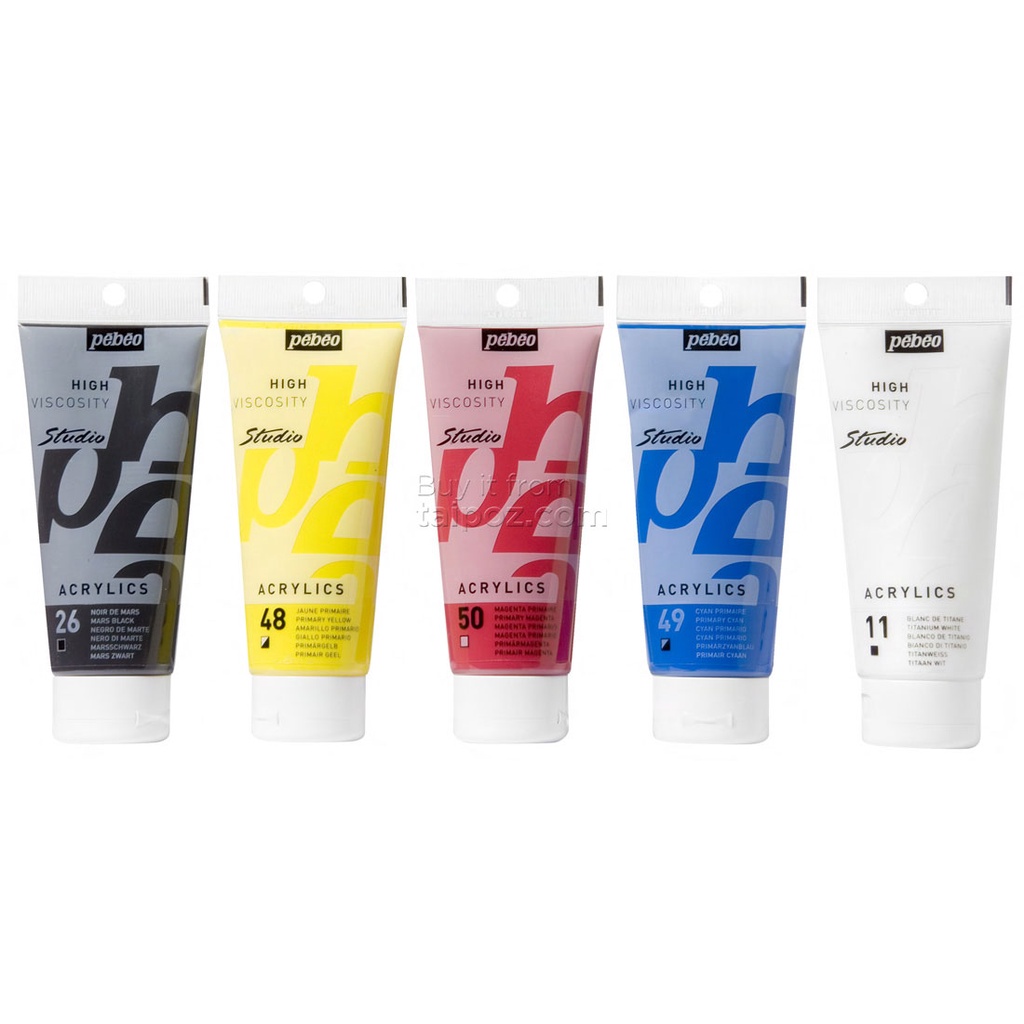 - Màu acrylic Pebeo Studio, màu lẻ