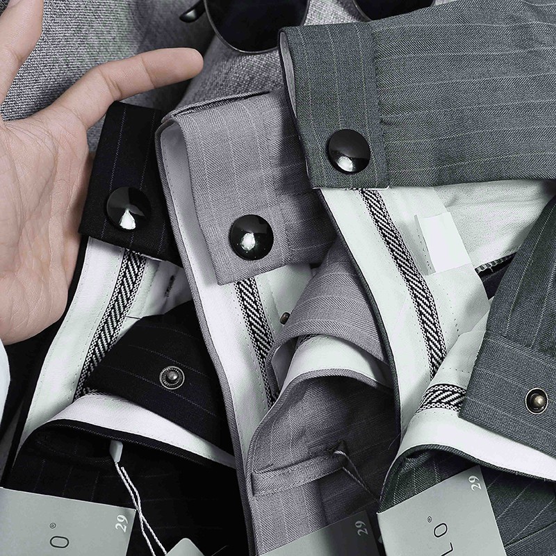 Quần Âu Nam Kẻ Sọc CEFFYLO Form Dáng Baggy Cực Kỳ Thoải Mái Cùng Chất Liệu Mát Mẻ - POLIDO | BigBuy360 - bigbuy360.vn