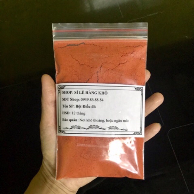 100gr bột điều đỏ làm bò khô, ướp thịt..