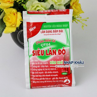 Phân bón lá siêu lân đỏ ra rễ cực mạnh gói 20ml - T172