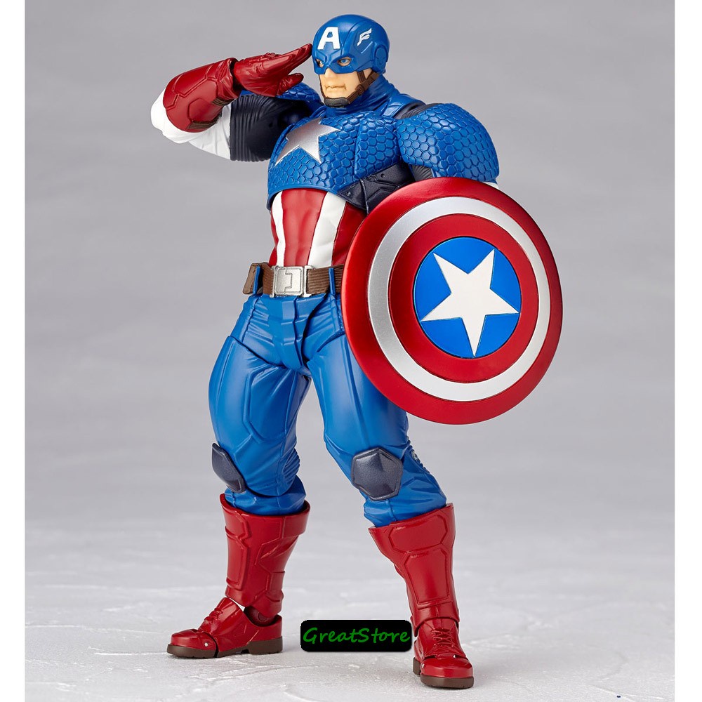 MÔ HÌNH NHÂN VẬT CAPTAIN AMERICA ĐỘI TRƯỞNG YAMAGUCHI AVENGERS FIGMA CỬ ĐỘNG ĐƯỢC