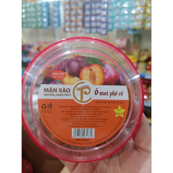 Ô Mai Phố Cổ đủ vị hộp 180g