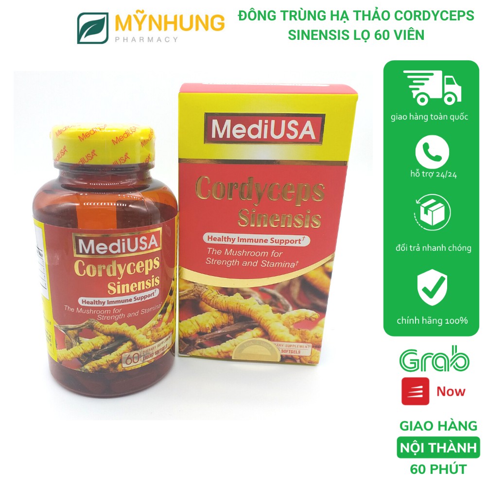 Viên uống Cordyceps Sinensis Đông trùng hạ thảo hỗ trợ tăng sức đề kháng