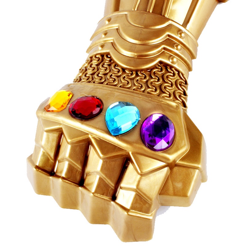 Găng Tay Mặt Nạ Đèn LED Hóa Trang Nhân Vật Thanos