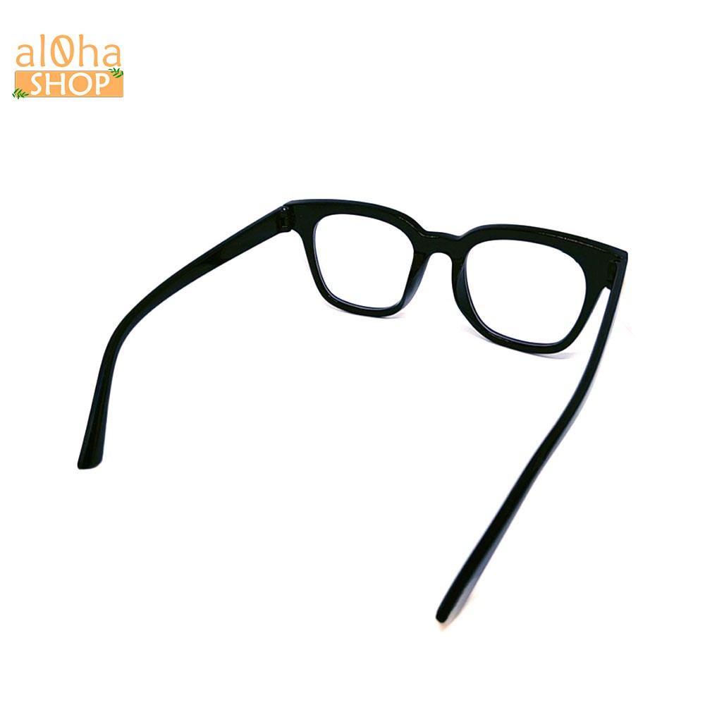 Mắt kính thời trang chống bụi chữ V gọng nhựa vuông tròn K010 unisex nam nữ style giả cận, phong cách tri thức, lịch sự