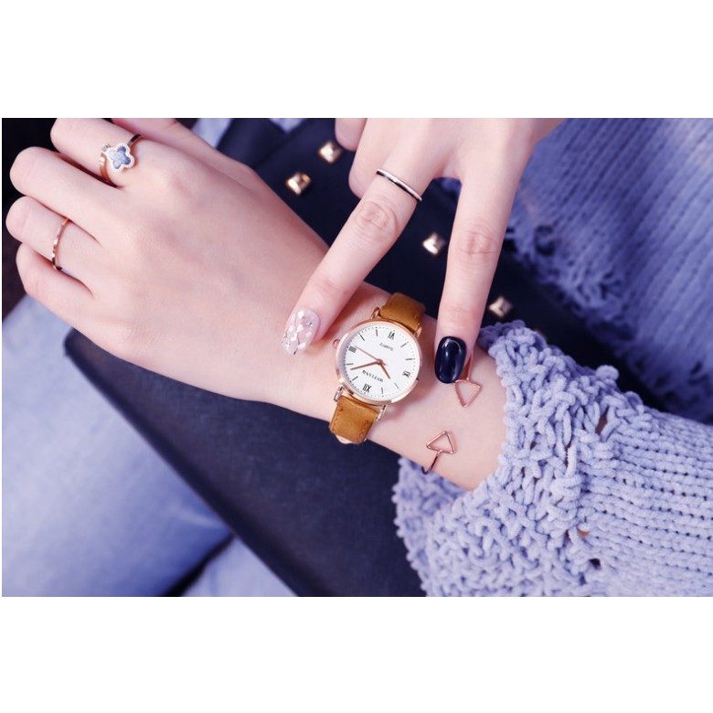 [CỰC ĐẸP] ĐỒNG HỒ NỮ DÂY DA MSTIANQ MẶT SỐ LA MÃ PHONG CÁCH HÀN QUỐC | BigBuy360 - bigbuy360.vn