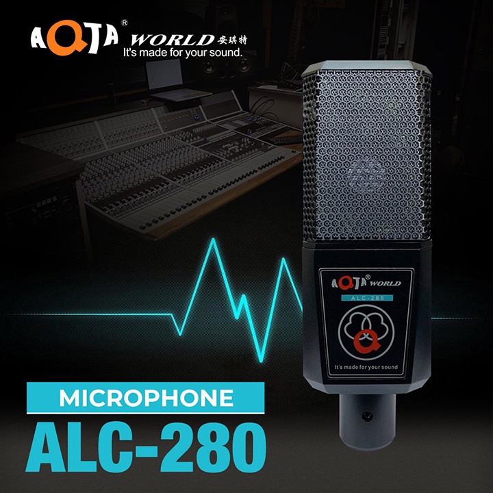 Mic thu âm livestream lọc âm thanh chuyên nghiệp ALC-280