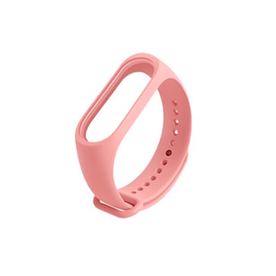 Dây Đeo Thay Thế Chất Liệu Silicon Màu Trơn Cho mi band 3 4