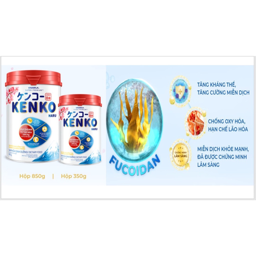 Sữa Bột Vinamilk Kenko Haru - Hộp 350g