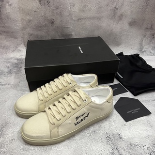 GIÀY SNEAKER SAINT LAURENT TRẮNG HÀNG CHẤT LƯỢNG CAO (ẢNH THẬT + HÀNG SẴN)
