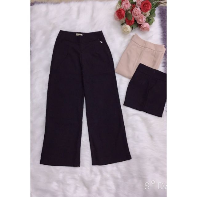 Quần ống suông khoá sườn m02