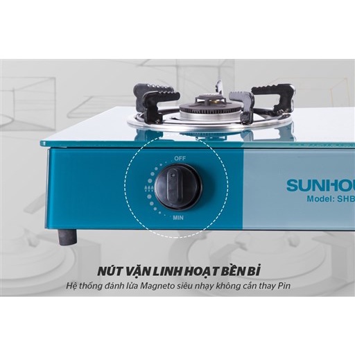Bếp gas dương kính sunhouse SHB3336