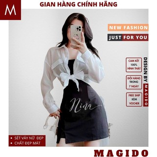 Sét váy 2 day kèm áo 💚đầm 2 day kèm áo sowmi cực xinh , phong cách hàn quốc vintage cute MAGIDO-