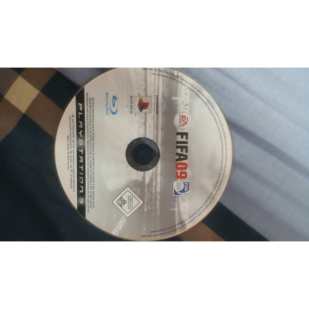 Đĩa game PS3 FIFA 09 hộp đầy đủ