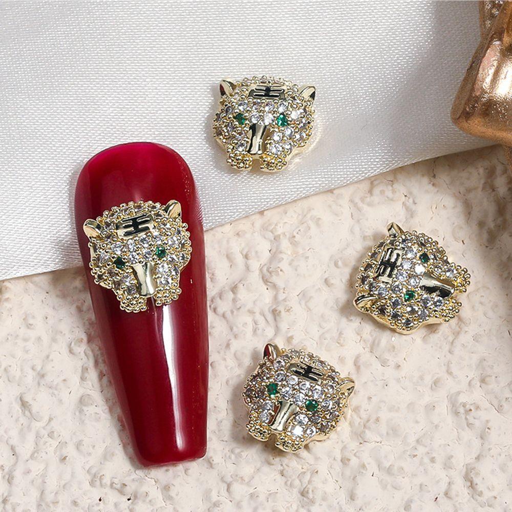 Miếng Dán Trang Trí 3D Hình CABEZA|Phụ Kiện Trang Trí Móng Tay Chủ Đề Năm Mới 2022|Phụ Kiện Trang Trí Móng Tay 3D Nhiều Màu Sắc