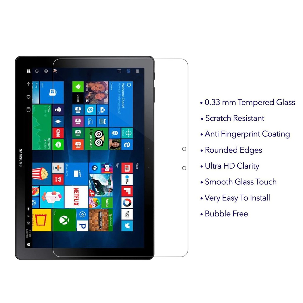 Kính Cường Lực Samsung Book 12&quot; W720 - 9H-0.26mm