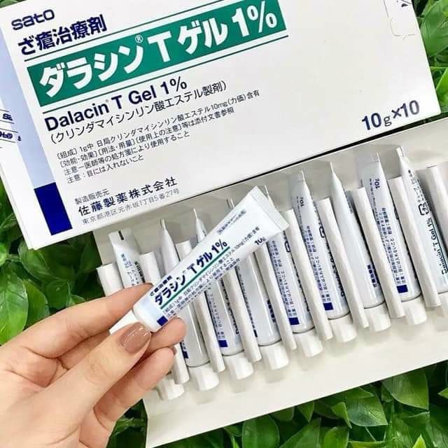 Tuýp DALACIN T 1% 10g đánh bay mụn - tách lẻ 1 tuýp