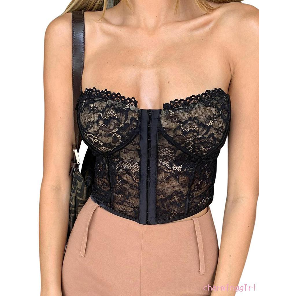 Áo Hai Dây Phối Ren Phong Cách Quyến Rũ Dành Cho Nữ