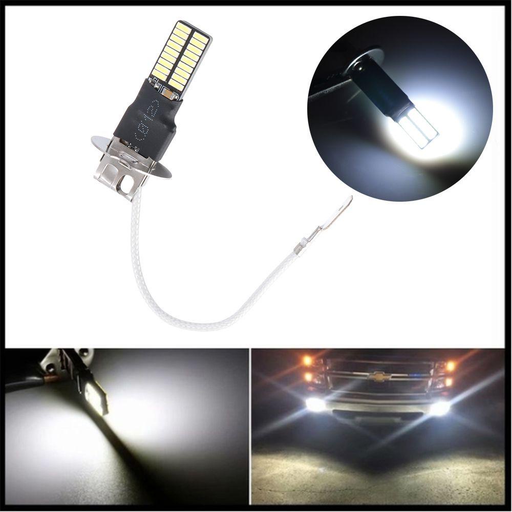 Myrongvn Bóng Đèn Pha LED Trắng 4014 DRL