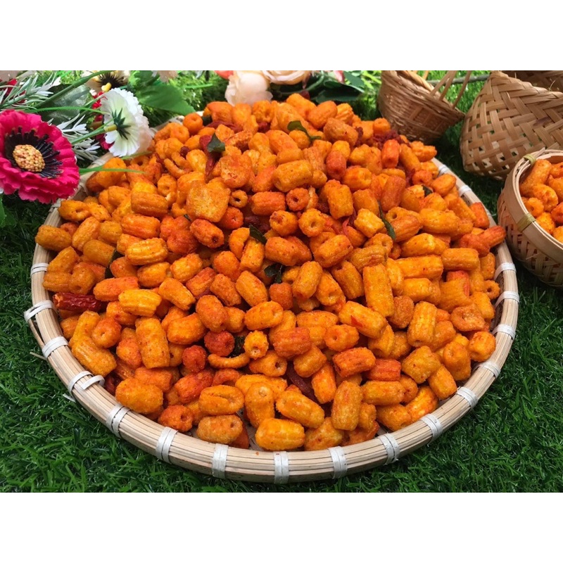 Nui Chiên Khô Bò Lá Chanh Gói 300Gram