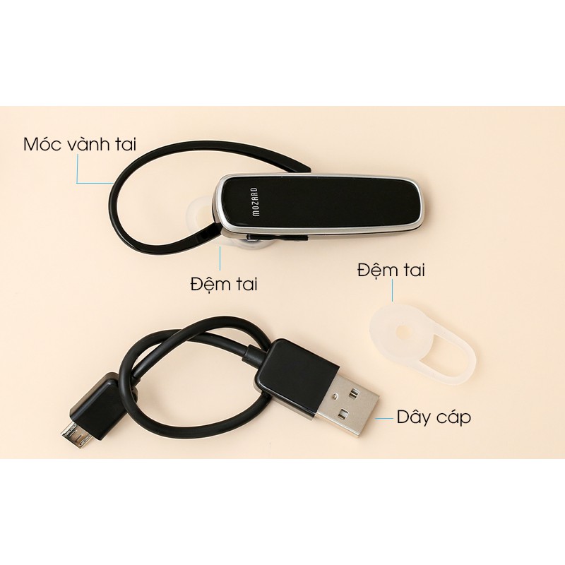 Tai nghe Bluetooth Mozard LE003 Đen