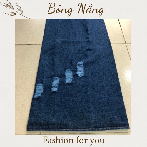 Váy chống nắng Jean rách cao cấp dạng quây