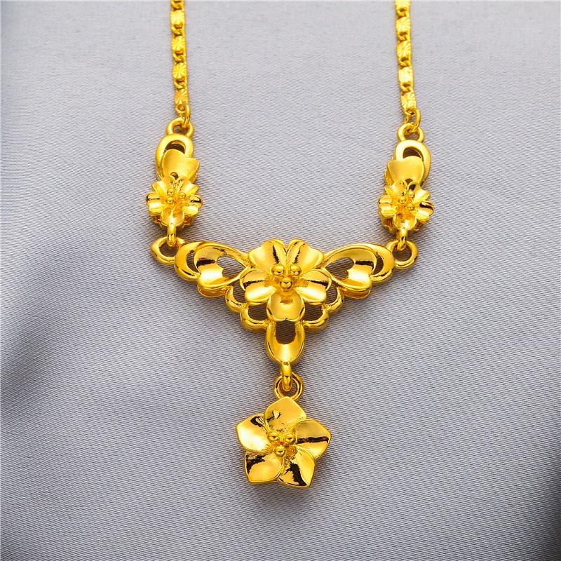 Dây Chuyền Mạ Vàng Đồng 2022 Kiểu Dáng Mới Thời Trang