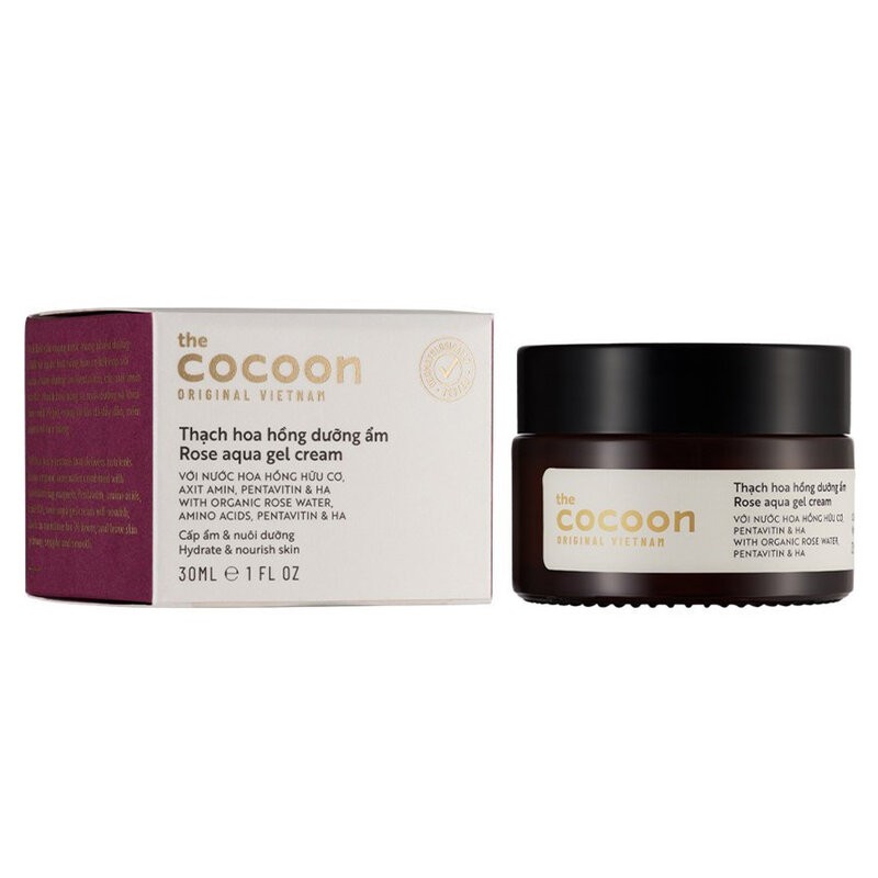 Thạch Hoa Hồng Dưỡng Ẩm Cocoon Rose Aqua Gel Cream mini & full size 30 - 100ml - Khongcoson | BigBuy360 - bigbuy360.vn