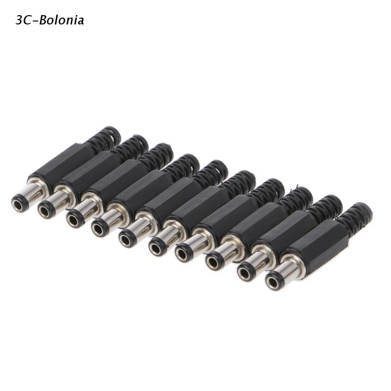 Set 10 Đầu Nối Jack Cắm DC 5.5x2.5mm Chất Lượng Cao