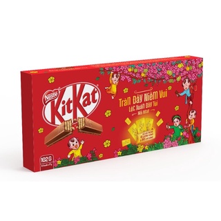 BÁNH XỐP PHỦ SOCOLA NESTLE KITKAT HỘP 102G (6 THANH)