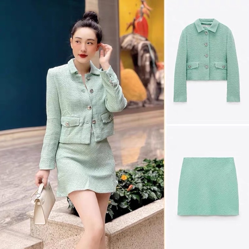 BỘ DẠ TWEED ZARA AUTHENTIC TUỒN STORE