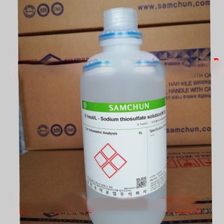 Dung dịch chuẩn 0.1mol/L-Sodium thiosulfate solution N/10 S1097 Samchun Hàn Quốc 1 lít Na2S2O3 0.1N