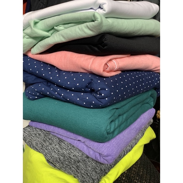 Combo 1kg vải thun cotton các màu (tuỳ chọn màu bằng nhắn tin)