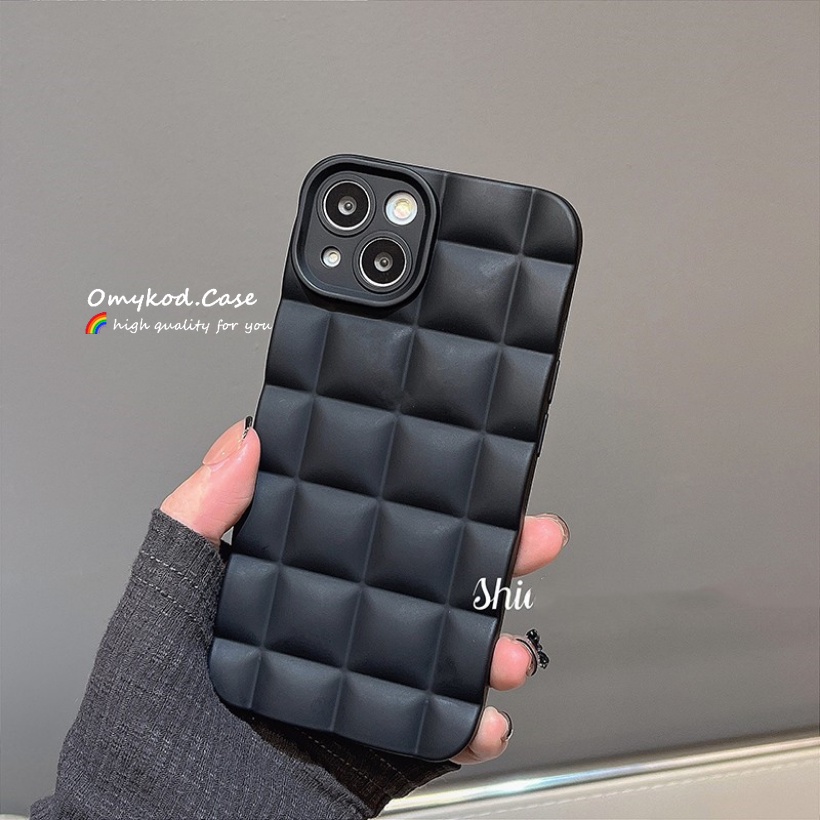 Ốp Điện Thoại Silicone Mềm Chống Sốc Dạng Lưới Cho iPhone 14 13 12 11 Pro Max X XR Xs Max 6 7 8 Plus SE 2020