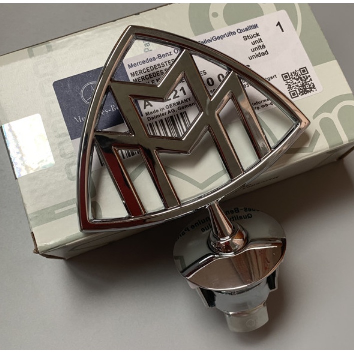 Logo S-Class Maybach S400 S600 Gắn Trang Trí Mui Xe Hơi