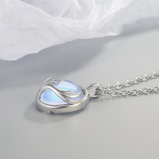 Vòng cổ Mặt Đá Mặt Trăng Bạc S925