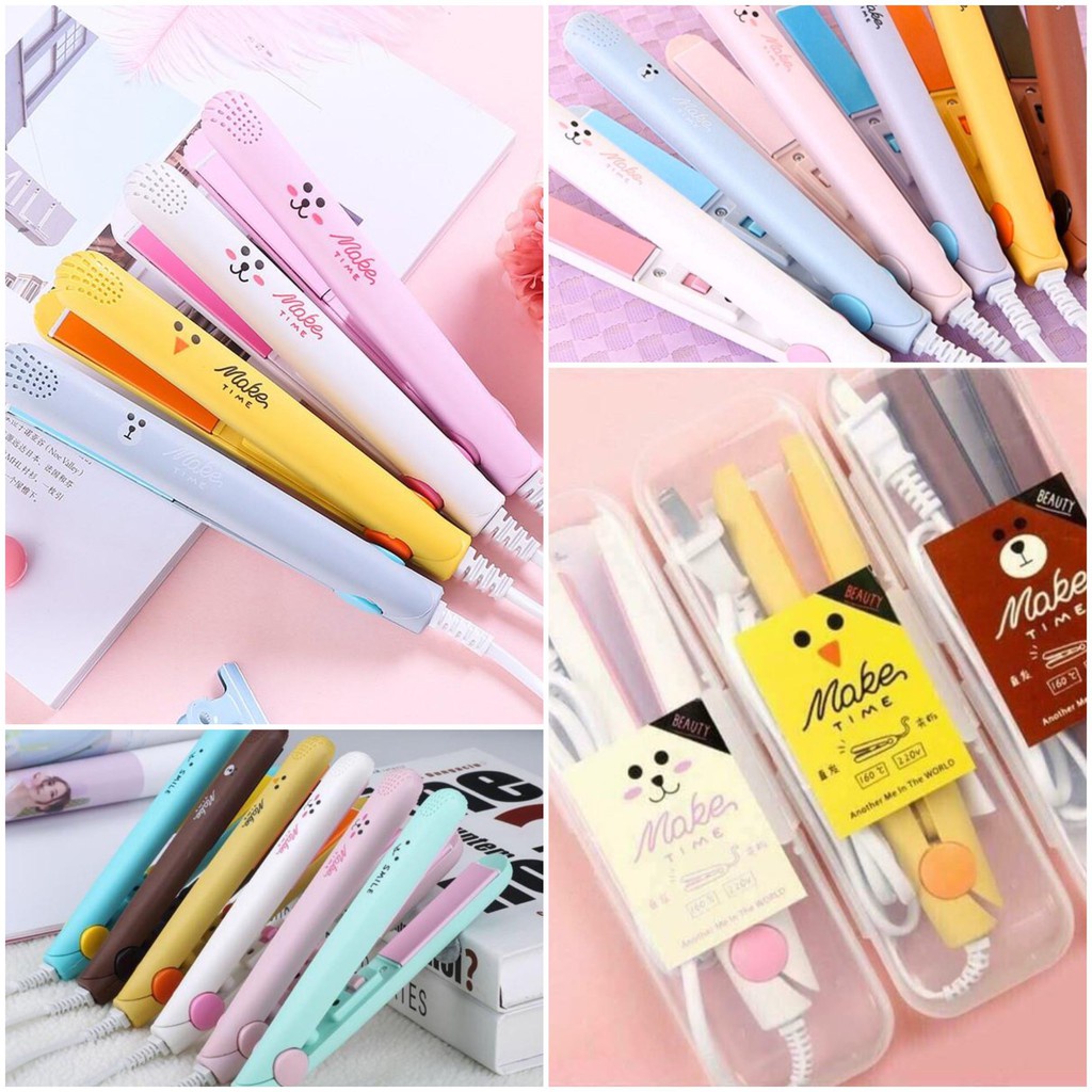 Máy Ép Tóc Mini [ RẺ VÔ ĐỊCH ] Duỗi Tóc, Kẹp Tóc Uốn Xoăn Tóc Phong Cách Hàn Quốc