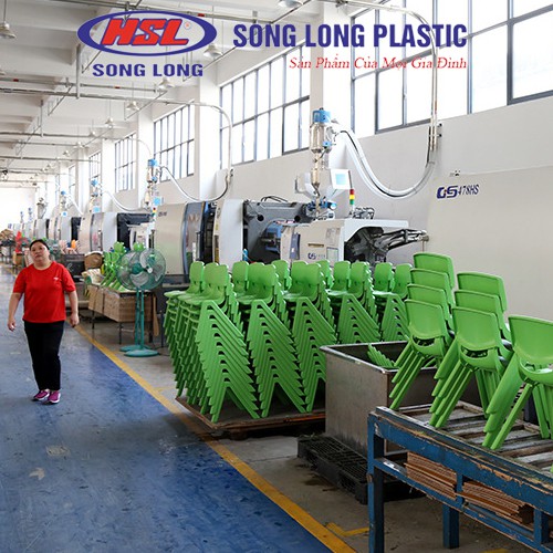 Bàn/ ghế nhựa đa năng mẫu vuông Song Long Plastic-2302-2391