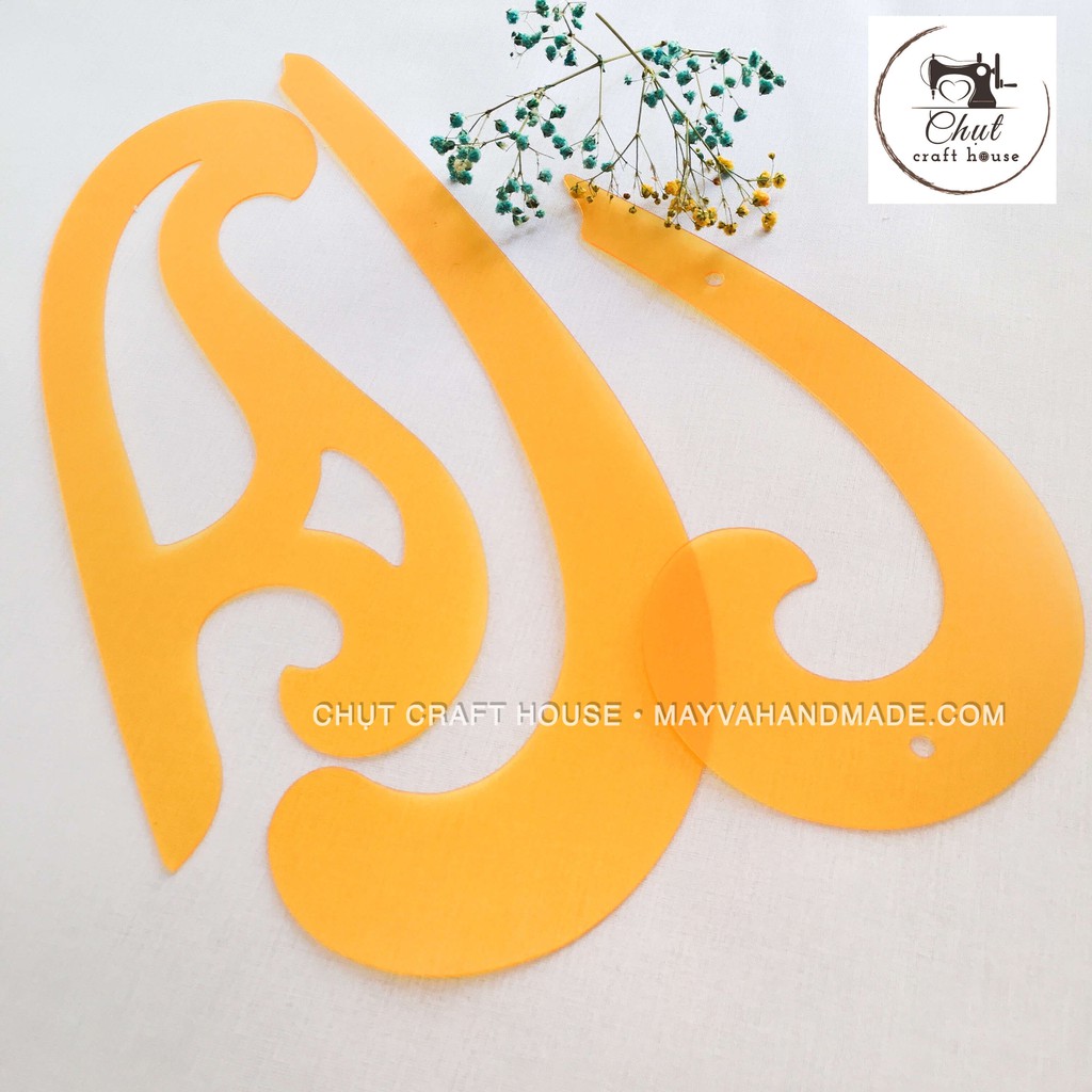 Bộ thước cong cao cấp dùng cho thiết kế thời trang