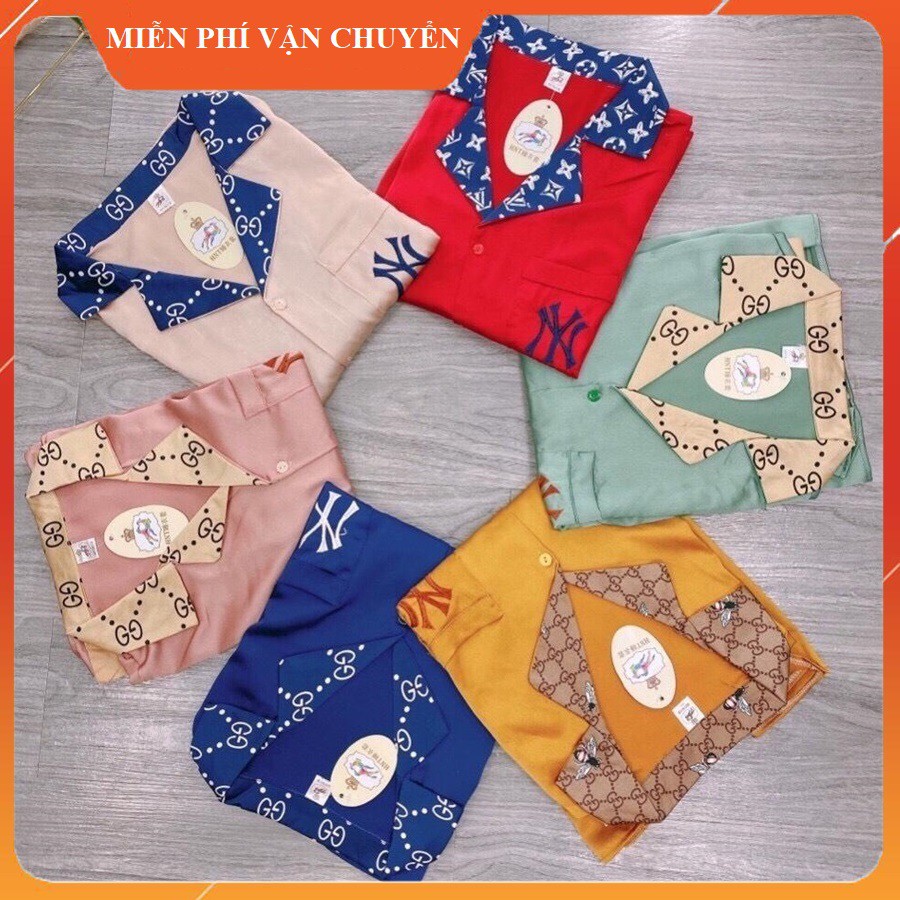 [Loại 1 Tốt Nhất] Bộ đồ ngủ Pijama cộc tay chất lụa mềm mịn hàng cao cấp | BigBuy360 - bigbuy360.vn