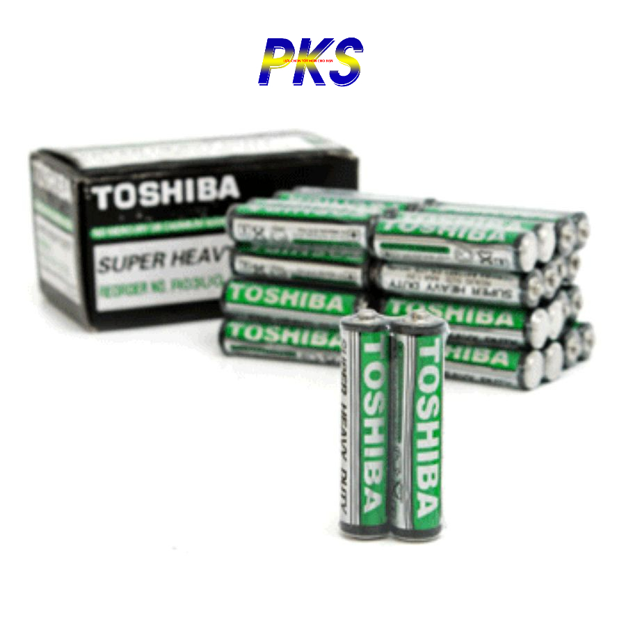 Pin AAA Toshiba cho điều khiển, đèn pin, đồng hồ treo tường, radio và nhiều thiết bị gia dụng khác