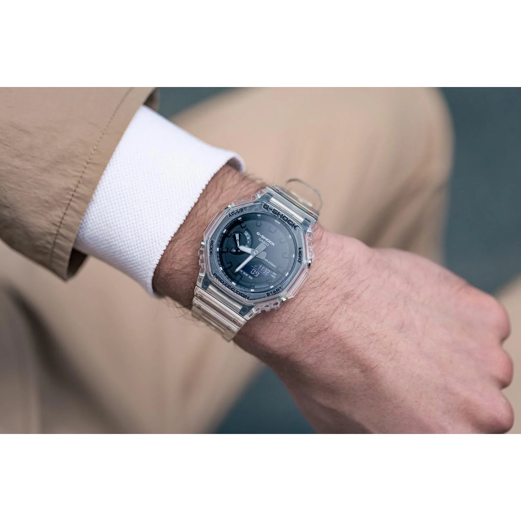 Đồng hồ nam Casio G-Shock GA-2100SKE-7A chống va đập, chống nước 200m, hàng chính hãng