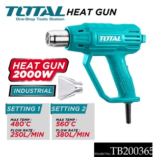 Máy khò nhiệt total tb200365 máy thổi nhiệt 2000w total máy thổi hơi nóng