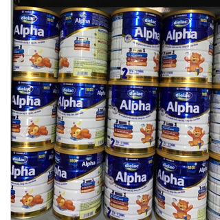 (Giá sập sàn) Sữa bột Dielac Alpha 1 và 2 HT 900g